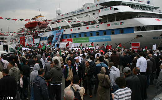 Hari yang dinanti-nantikan di bandaraya Istanbul - majlis pelancaran pelayaran Mavi Marmara.
