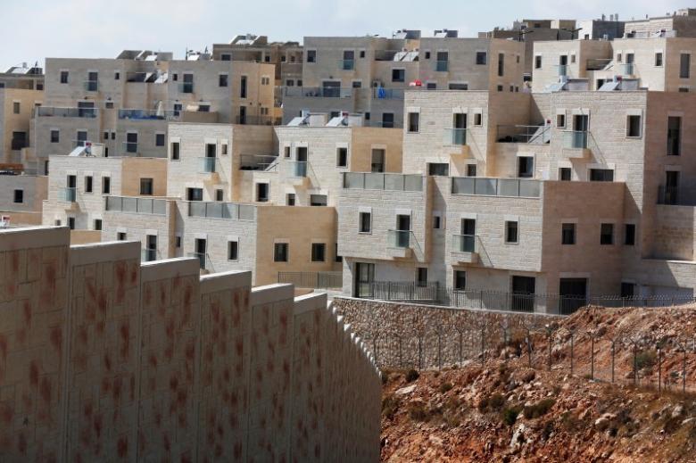 Houses are seen in the West Bank Jewish settlement of Har Gilo, near Jerusalem