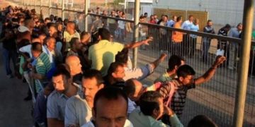 Perjalanan penduduk Palestin ke kota Baitulmaqdis, berbanding pendatang Yahudi